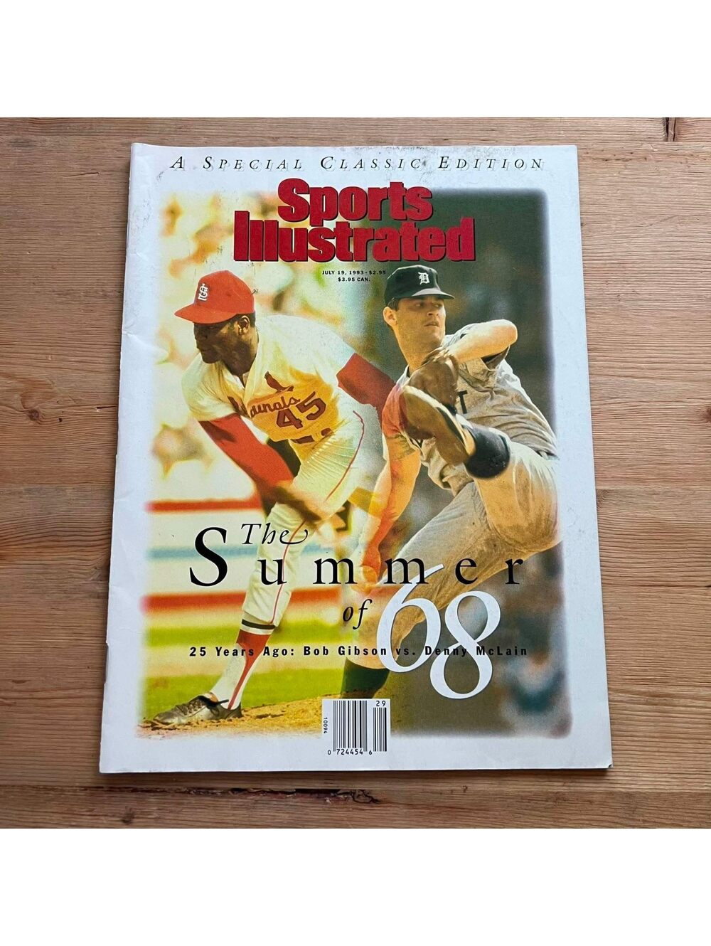 Sports Illustrated The Summer of '68 July 19, 1993 Magazine BK03